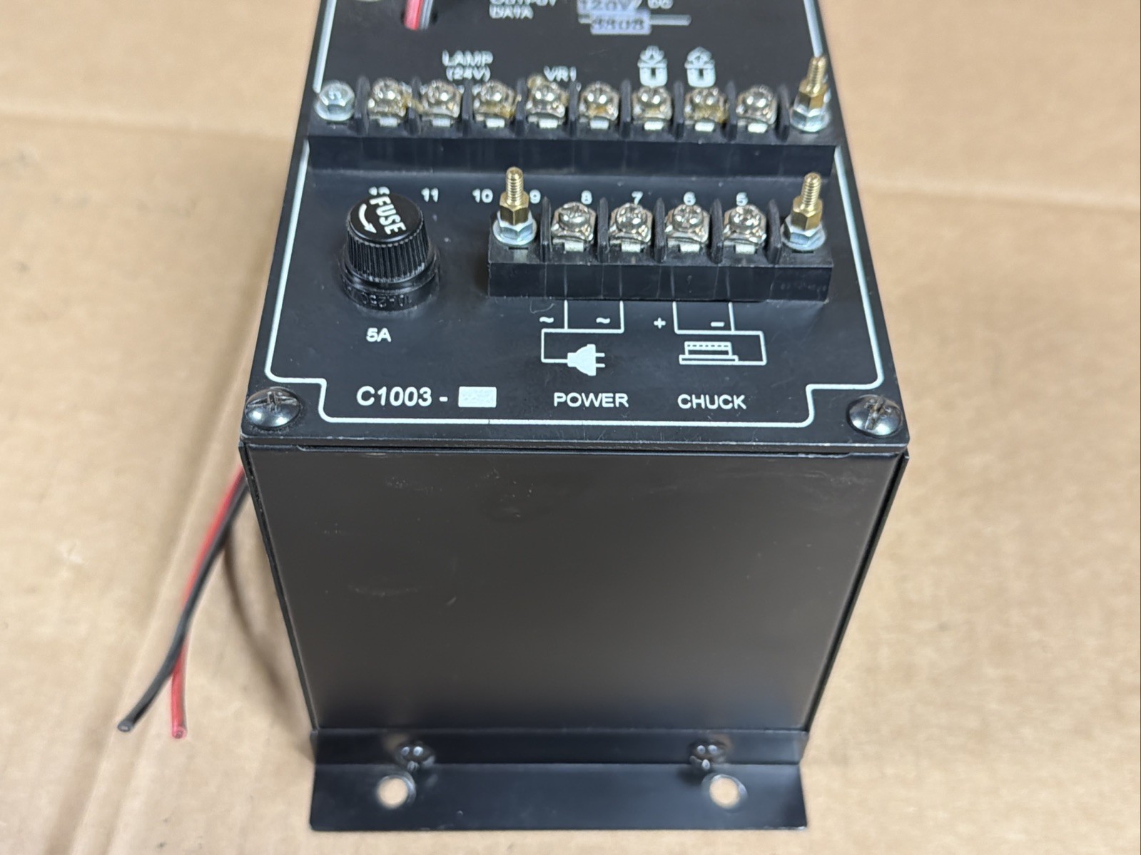 EQUIPTOP C1003 Chuck Control 135V AC Input, 120V DC Output WARRANTY FAST SHIP