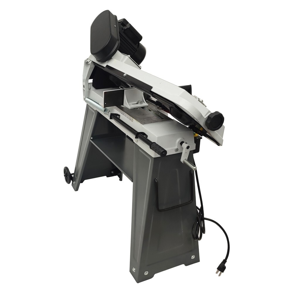 Low Noise Moving Convient Horizontal/Vertical Bandsaw Cut 0-45° Angle w Light