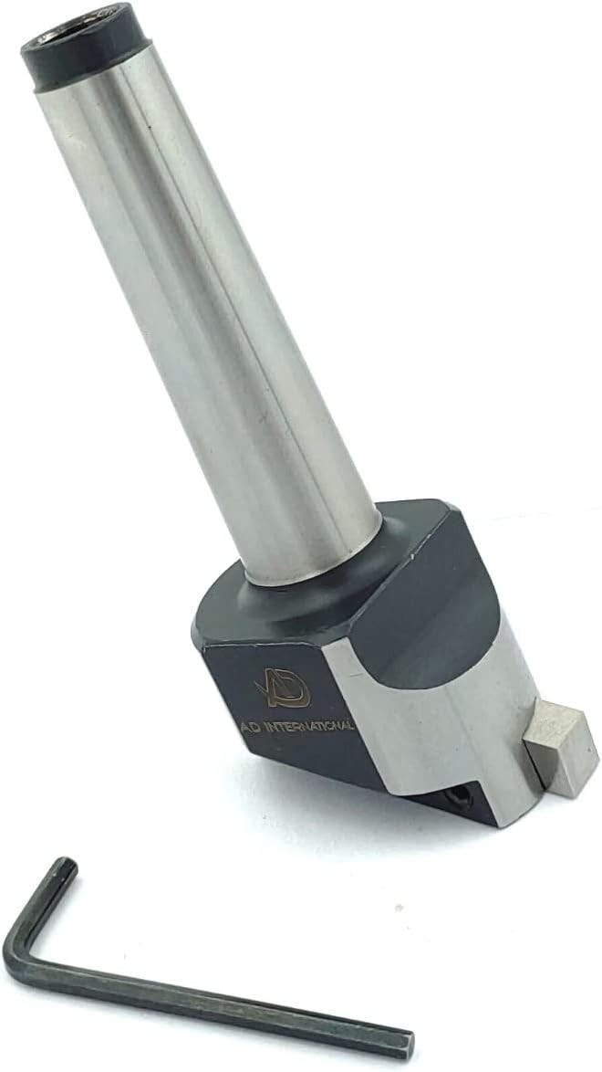 Fly Cutter MT2 Shank M10 x 1.5 Drawbar Thread With 5/16 HSS Tool Bit-USA FULFILL