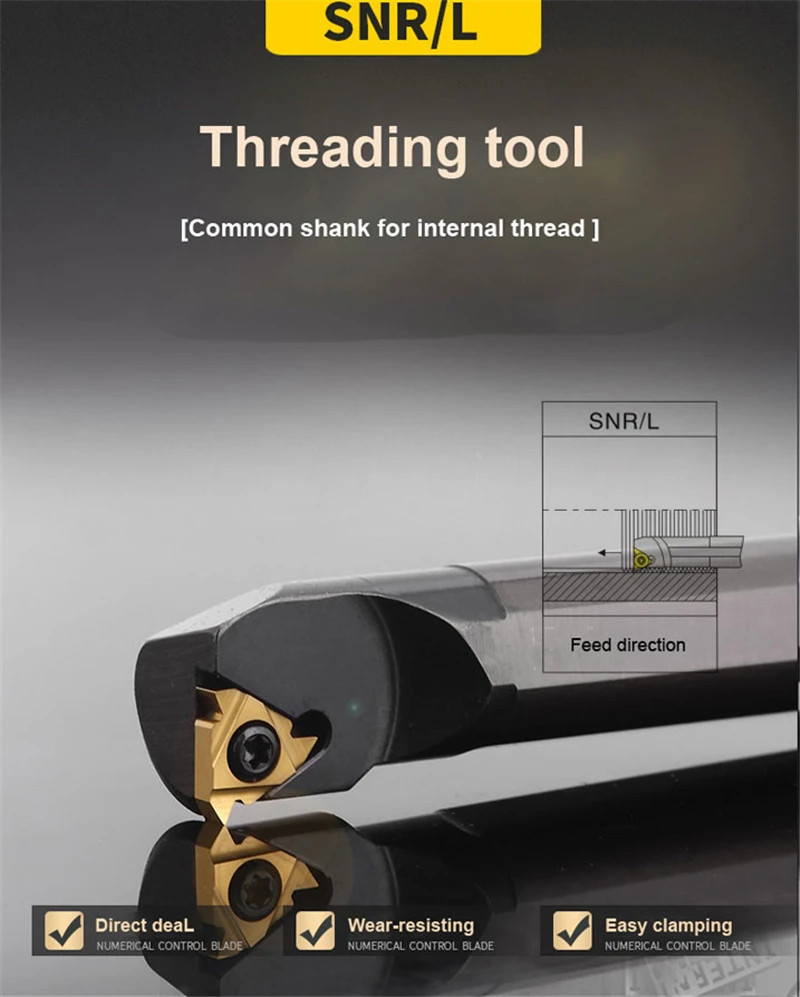SNR SNL Internal thread boring bar SNR0008 SNL0010 SNR0012 SNL0013 SNR0016/20/25
