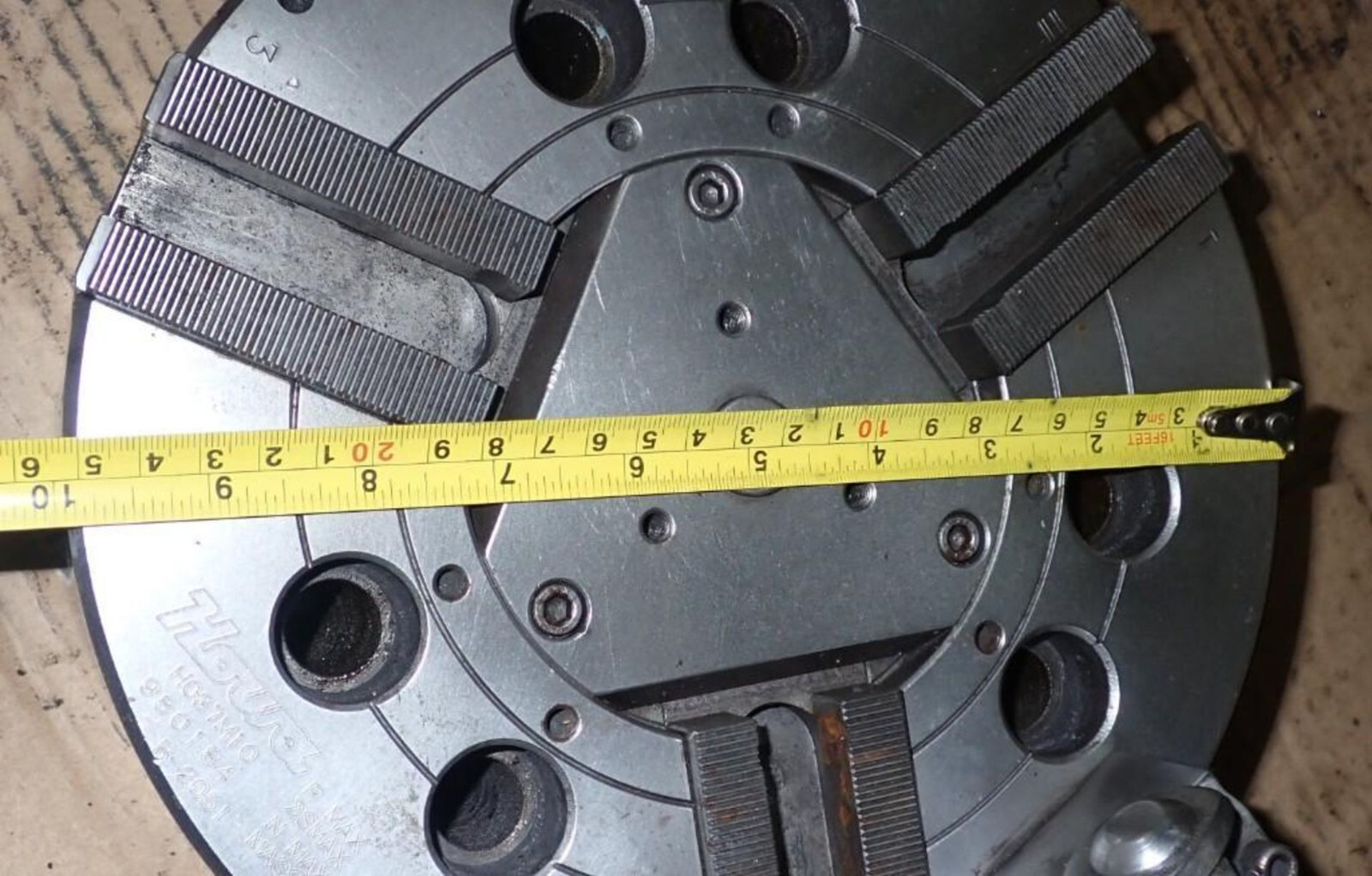 Howa H037M10 R-2051 10″ Hydraulic Power 3 Jaw Chuck CNC Lathe Closed Center 577