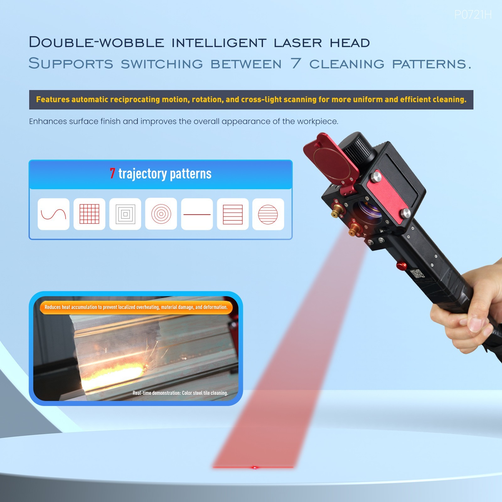 Used SFX Integrated Laser Cleaning Machine 2000W for Metal Rust & Paint Removal