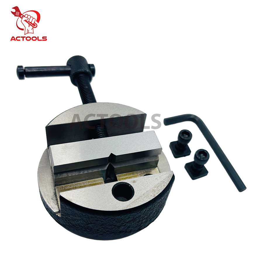 Round Vice 100mm For 4″100mm Rotary Milling Table Supplied With M6 Tnuts USA