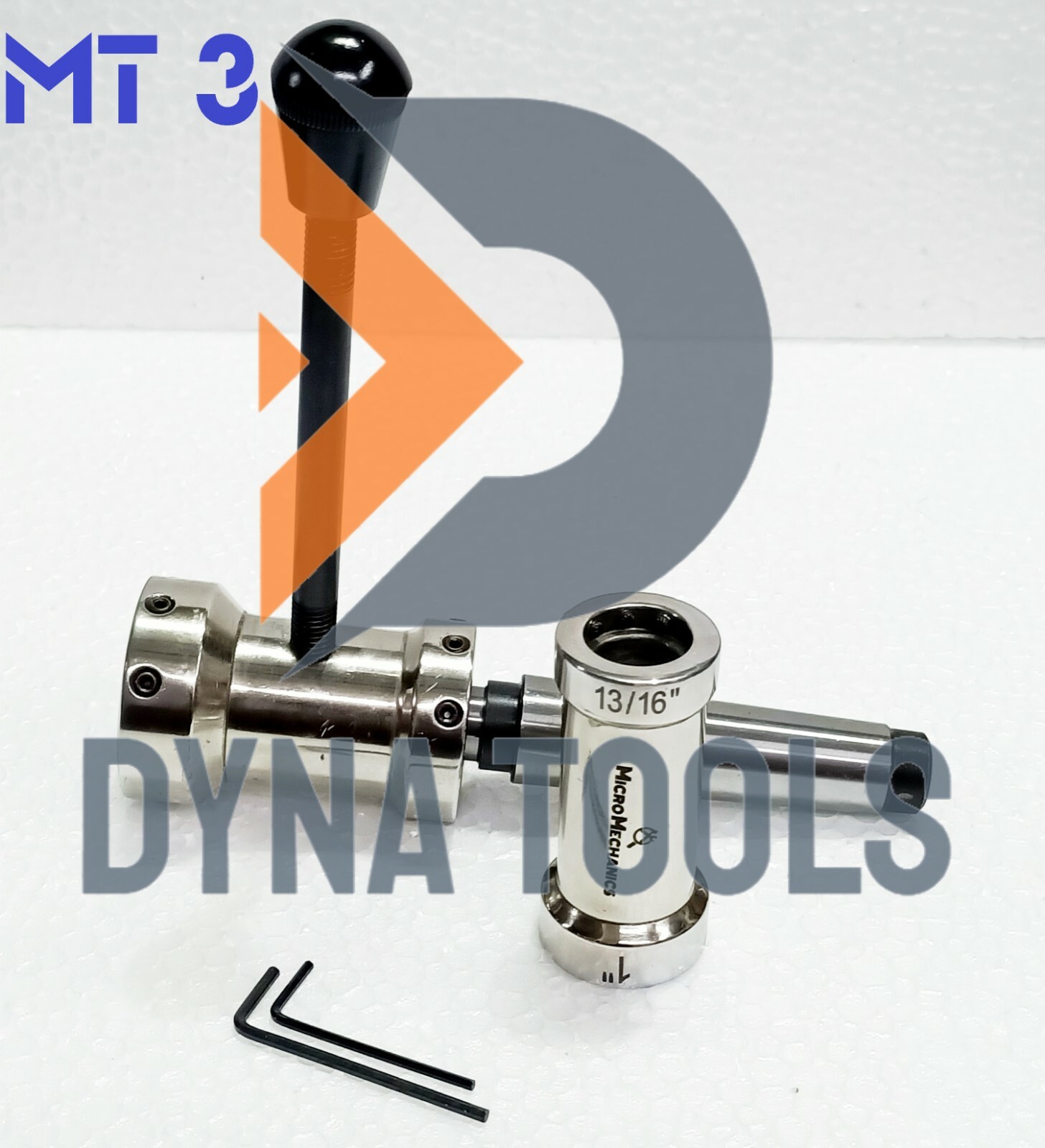 Lathe Tailstock Die Holders Set Floating Type MT3 SHANK – Hold Inch Size Dies