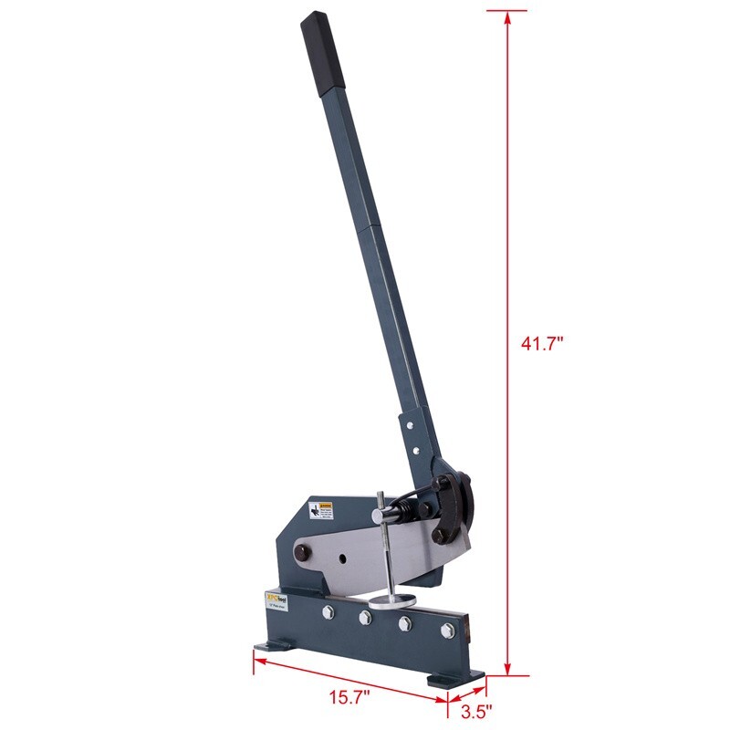 Industrial 10 Inch Sheet Metal Plate Shear High Precision Manual Hand Cutter