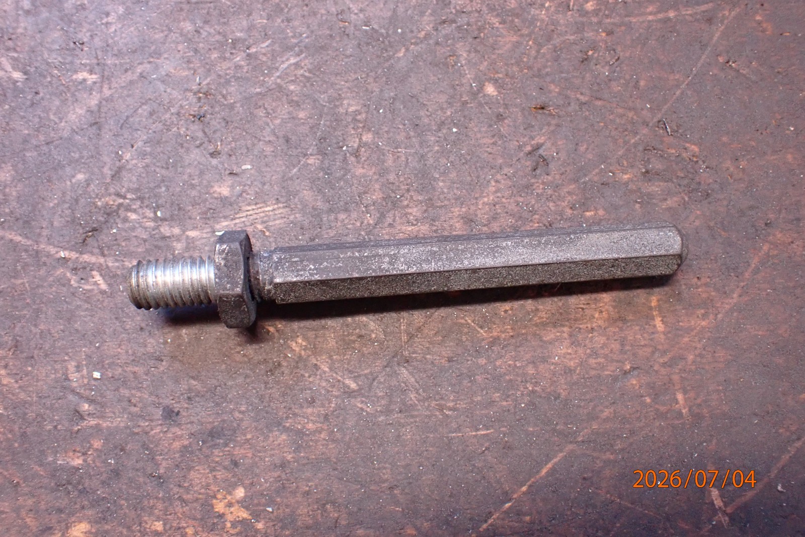 VINTAGE CRAFTSMAN 6X48 BELT SANDER BASE CASTING STOP ROD 7/16-14 THREAD