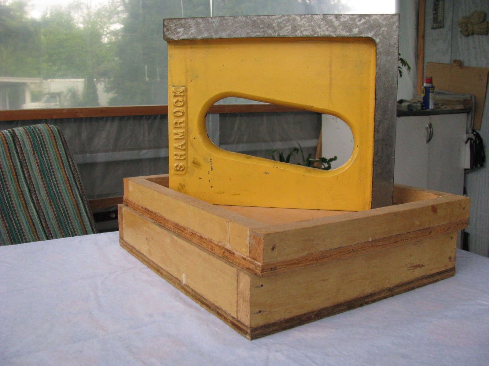 Precision cast iron square