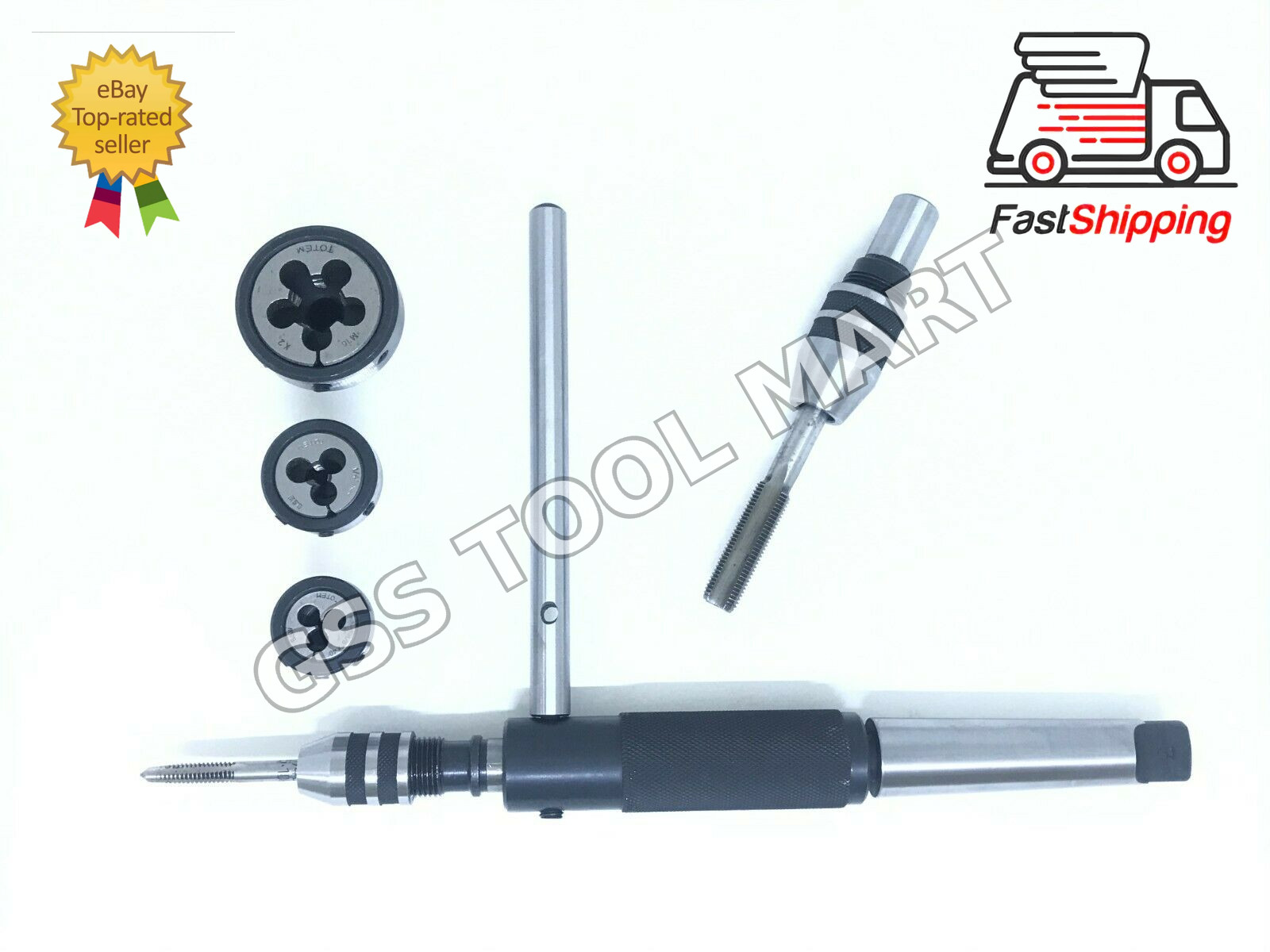 NEW 3MT Lathe Tailstock Tap And Die Holder set Sliding Floating Type MT3 Shank