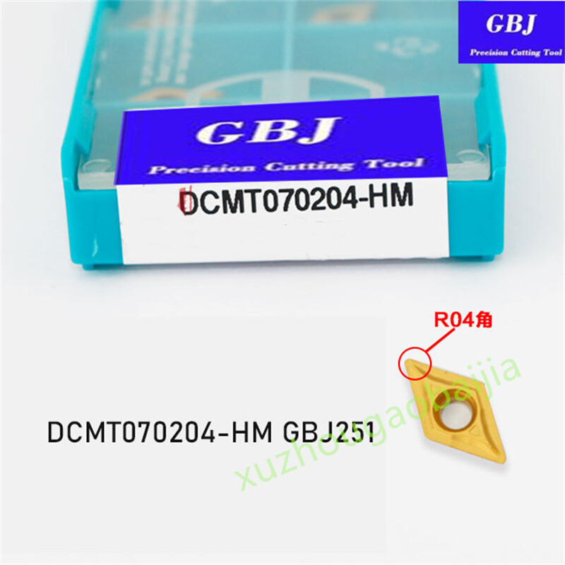 GBJ-CNC DCMT070204-HM DCMT070208-HM GBJ251 Carbide turning insert High quality