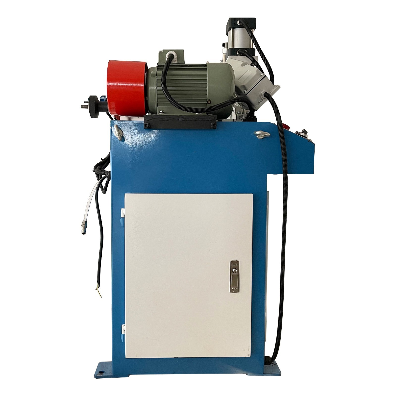 220V 3PH Single End Pneumatic Round Bar Chamfering Bevelling Deburring Machine