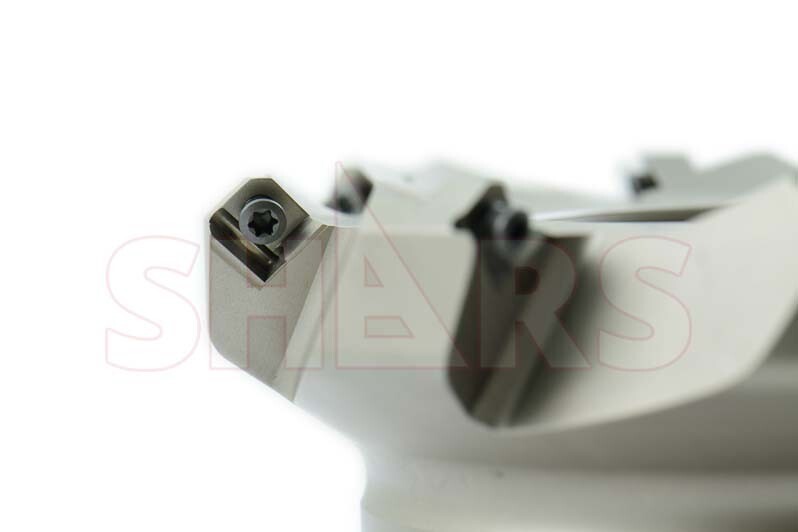 Shars CNC 6″ 45° Indexable Face Mill SEHT 43 Insert 8 Flutes NEW R[