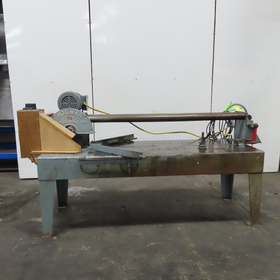 Holman 16″ Manual Countertop Panel Bridge Saw 60″ Cut 3Hp 115/230V Single Phase