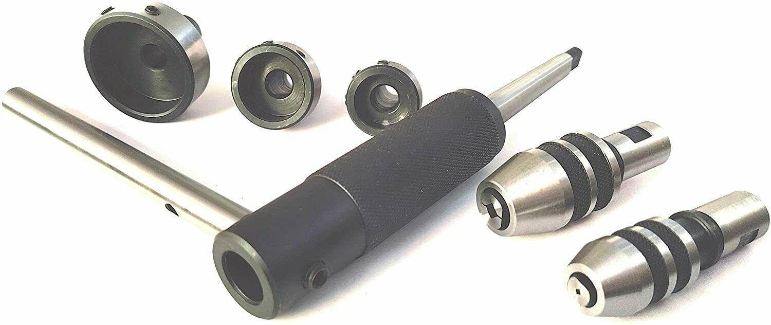 3MT Lathe Tailstock Tap And Die Holder set Sliding Floating Type MT3 Shank