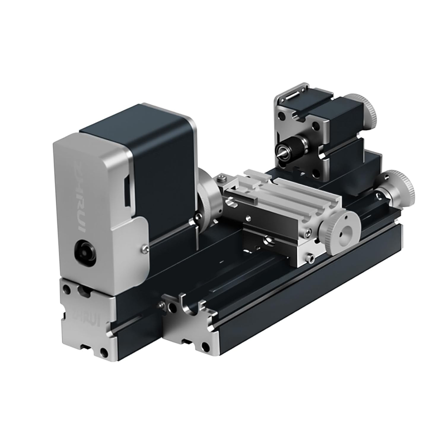 All-Metal Mini Lathe Machine, 20,000RPM 36W with 0.02mm Molded Scale – Small 310