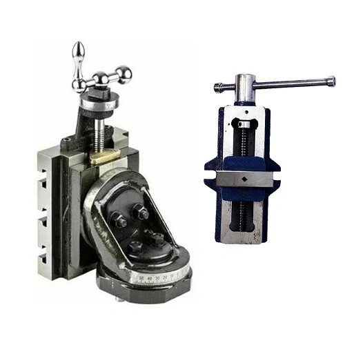 LATHE VERTICAL MILLING SLIDE SWIVEL BASE 4″ X 5″ WITH 2″50MM SELF CENTERING VICE
