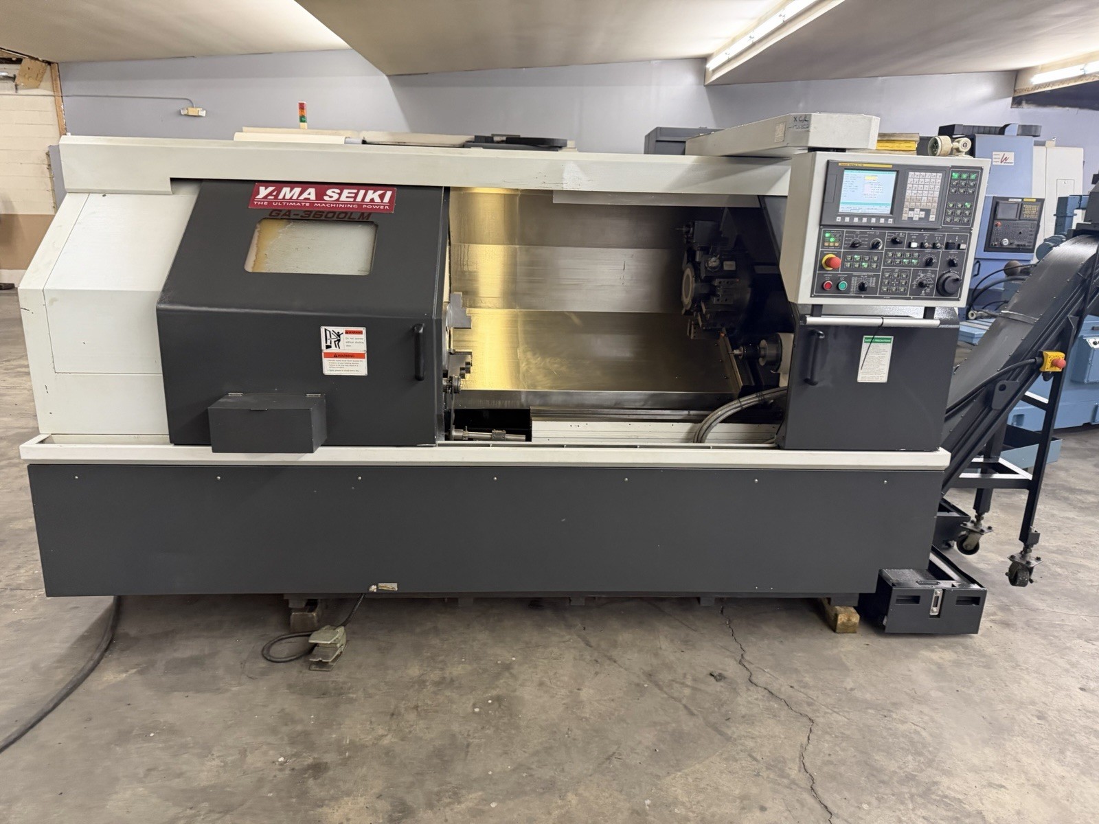 2012 Yama Seiki GA-3600LM CNC Lathe- Video link in the description