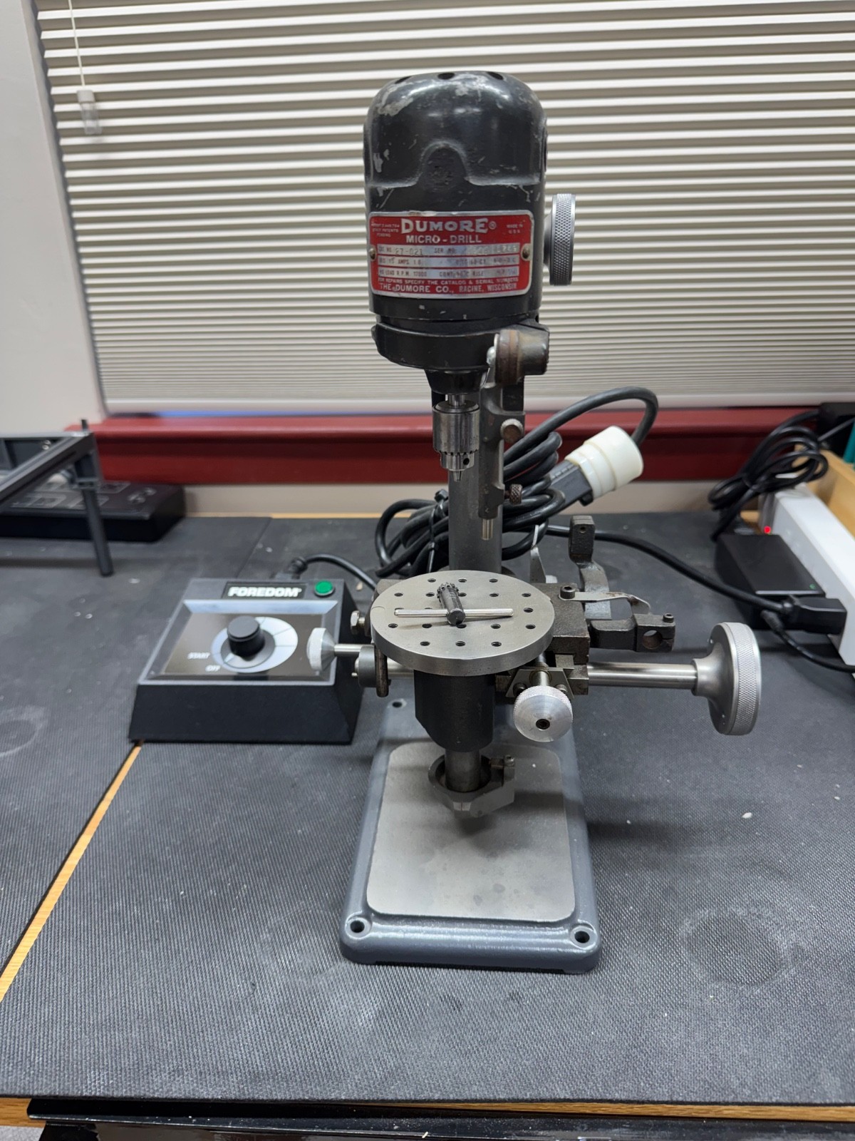 Dumore Sensitive Drill Press