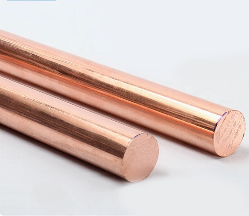 Length 100/150/200/250/300mm 99.9% Pure Copper T2 Cu Round Rod Rar Dia 8mm-100mm