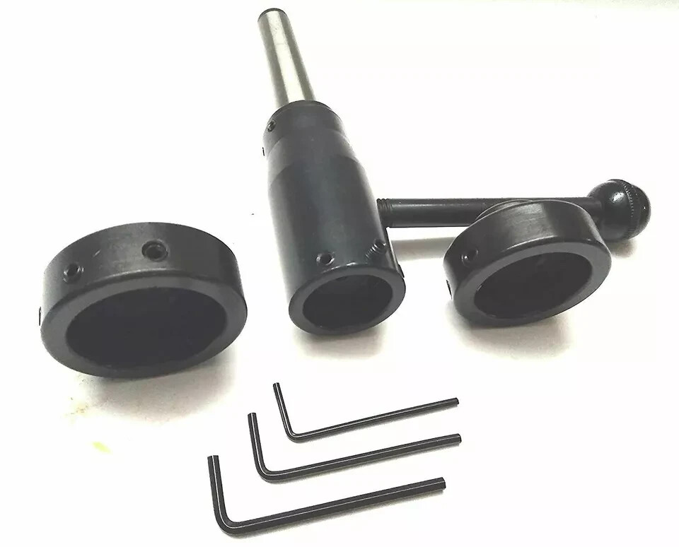 LATHE TAILSTOCK FLOATING DIE HOLDER SET MT-3 SHANK – METRIC STANDARD