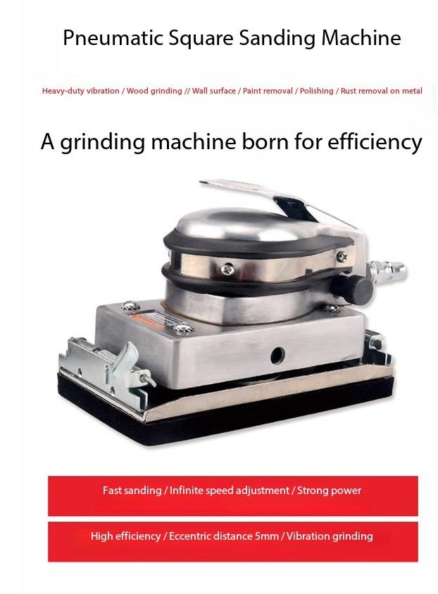 TR-3301 Industrial-Grade Rectangular Pneumatic Grinder Heavy-Duty Polisher