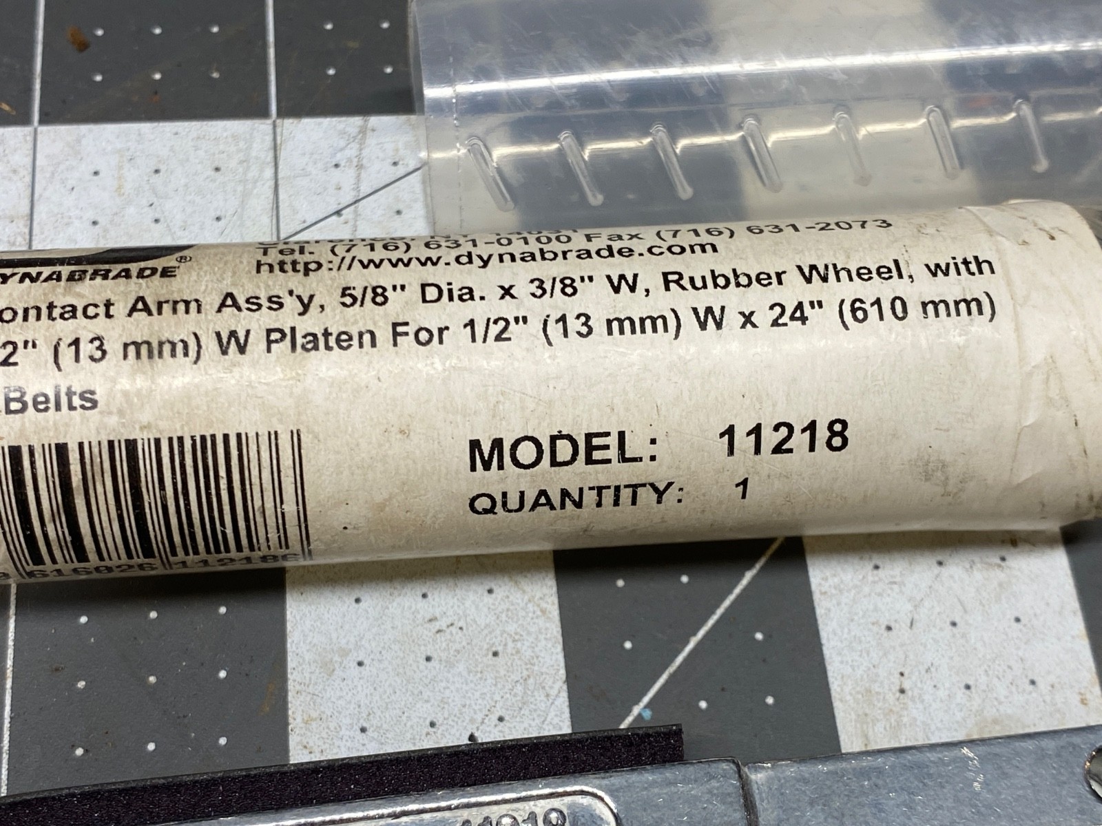 DYNABRADE 11218 Contact Arm Only – 5/8″” Dia. Contact Wheel Type, Dynafile