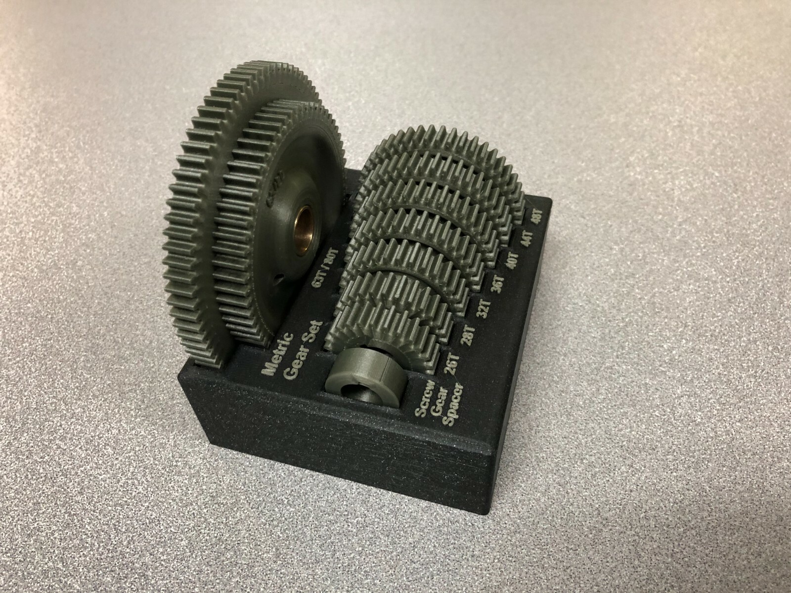 SOUTH BEND 9A/10K METAL LATHE, METRIC TRANSPOSING GEAR SET WITH CASE Very Nice!