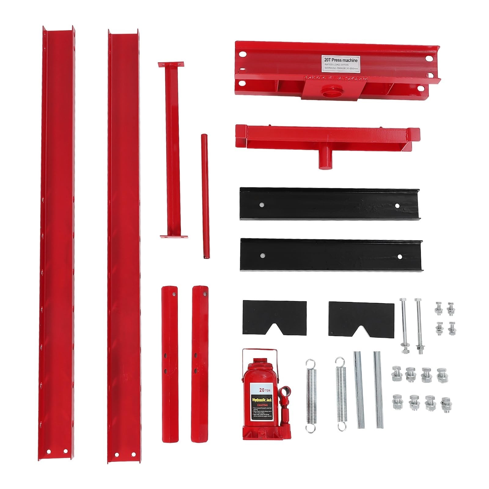 Hydraulic Press 20 Ton Hydraulic Shop Press H-Frame Garage Floor Adjustable Shop