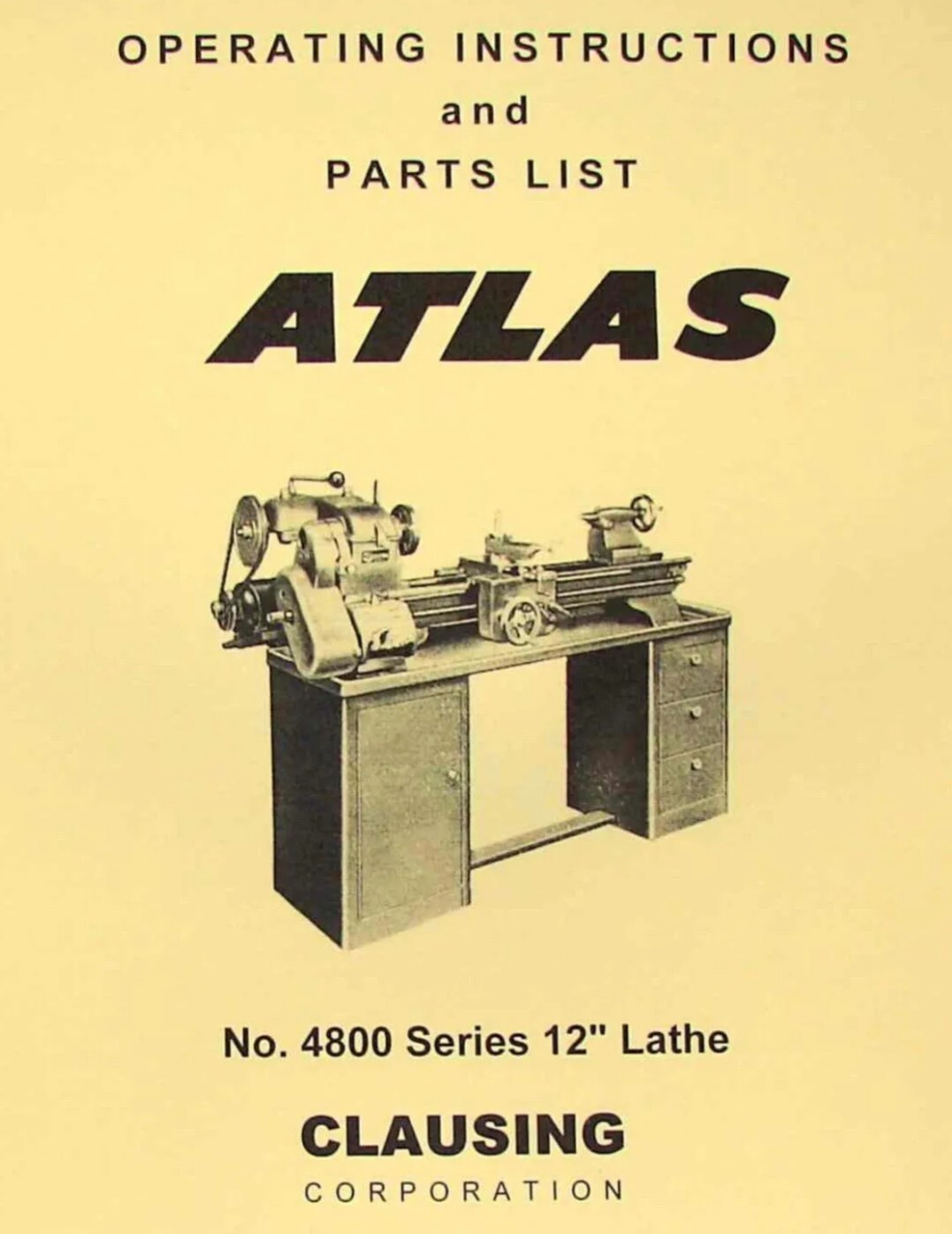 Atlas Clausing 4800 Lathe Spindle Lock Wedge Stop Block —STUCK CHUCK TOOL!!!