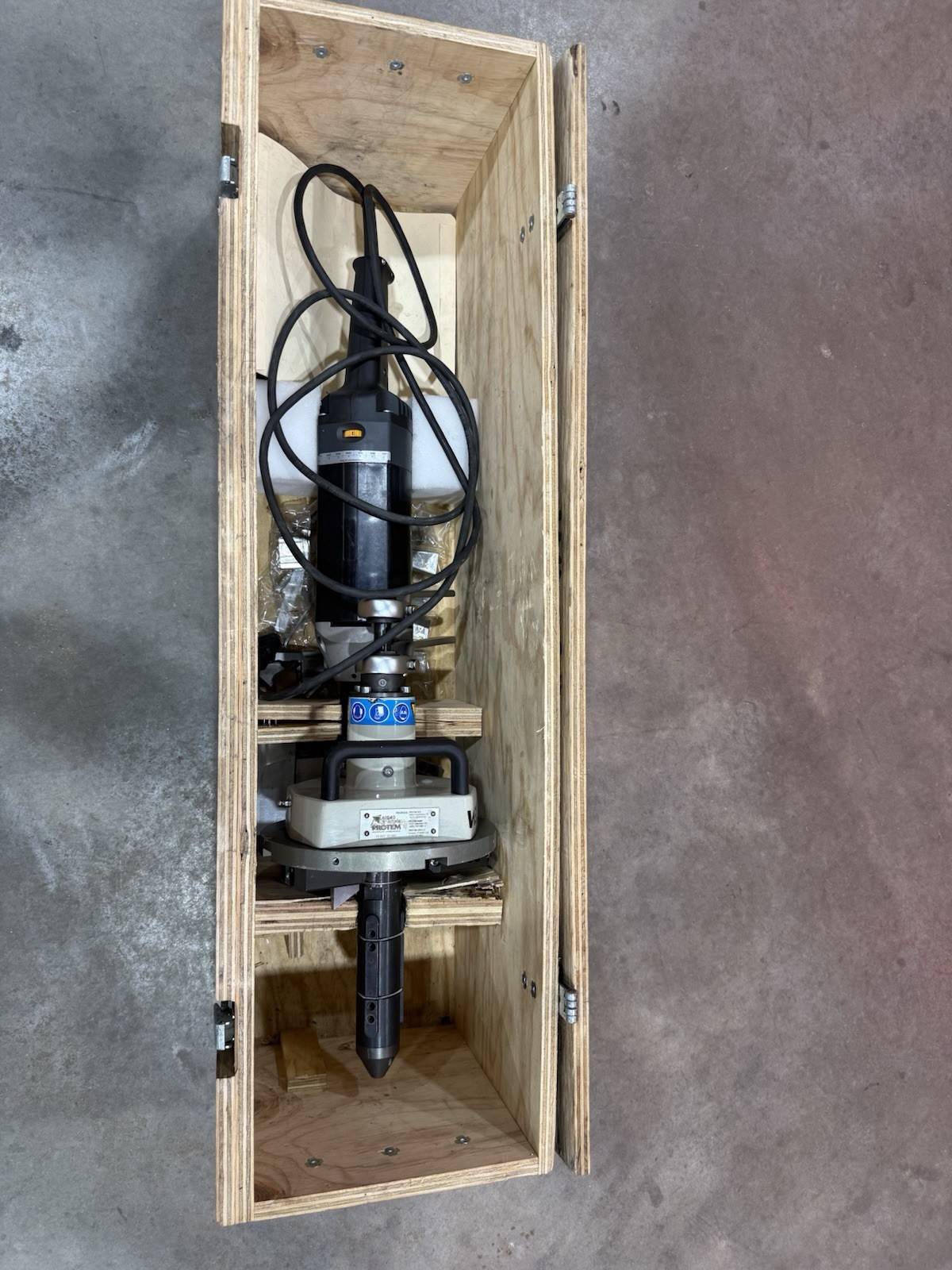 PROTEM US 40 Demo Unit Electric Tube & Pipe Beveling Machine 120V