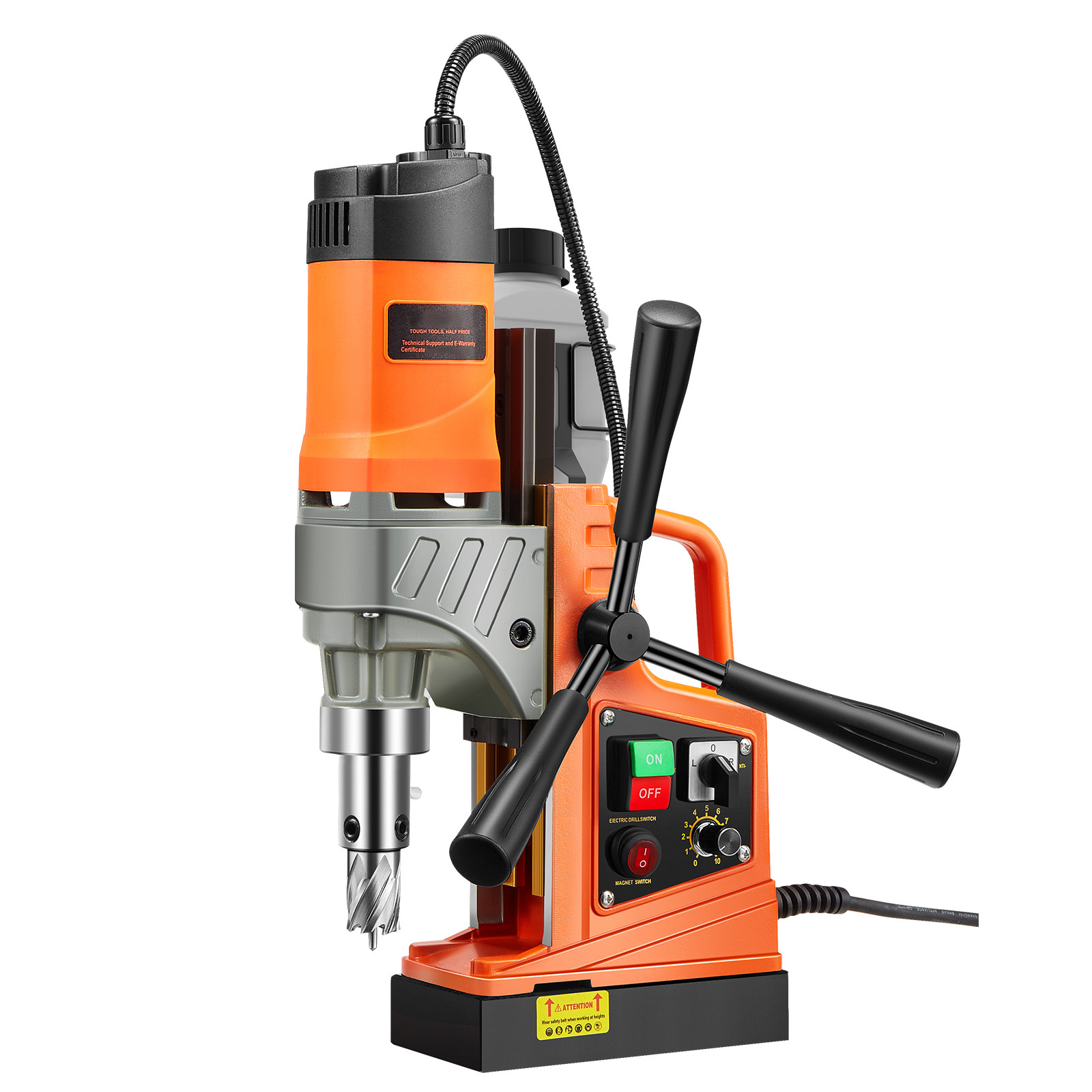 Magnetic Drill 1450W 12500N Portable Mag Drill Press 800RPM