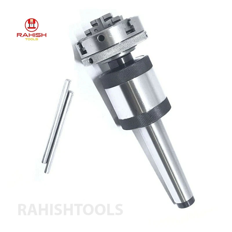 2MT Revolving Center MT2 with 4 Jaw 65mm Self Centering 2-1/2″ Mini Lathe Chuck