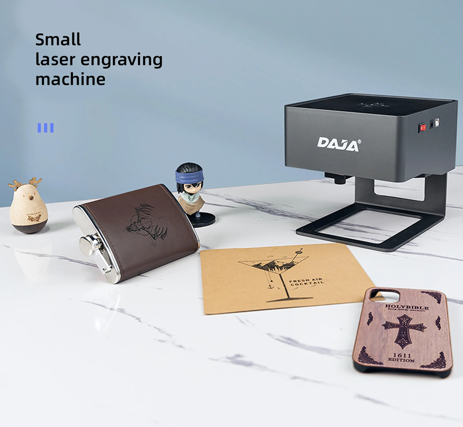 Laser Engraver CNC Diy DJ6 Laser Engraving Machine Fast Mini Logo Mark Printer