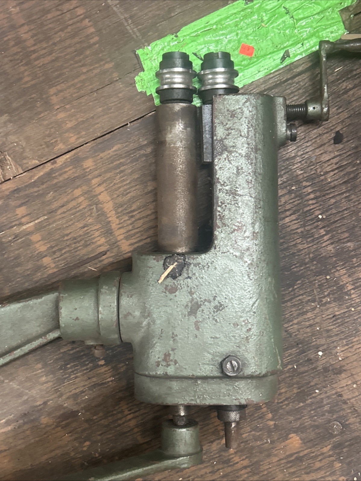 Unbranded?!? Vintage Bench Mount Sheet Metal Crimping Beading Machine( Untested