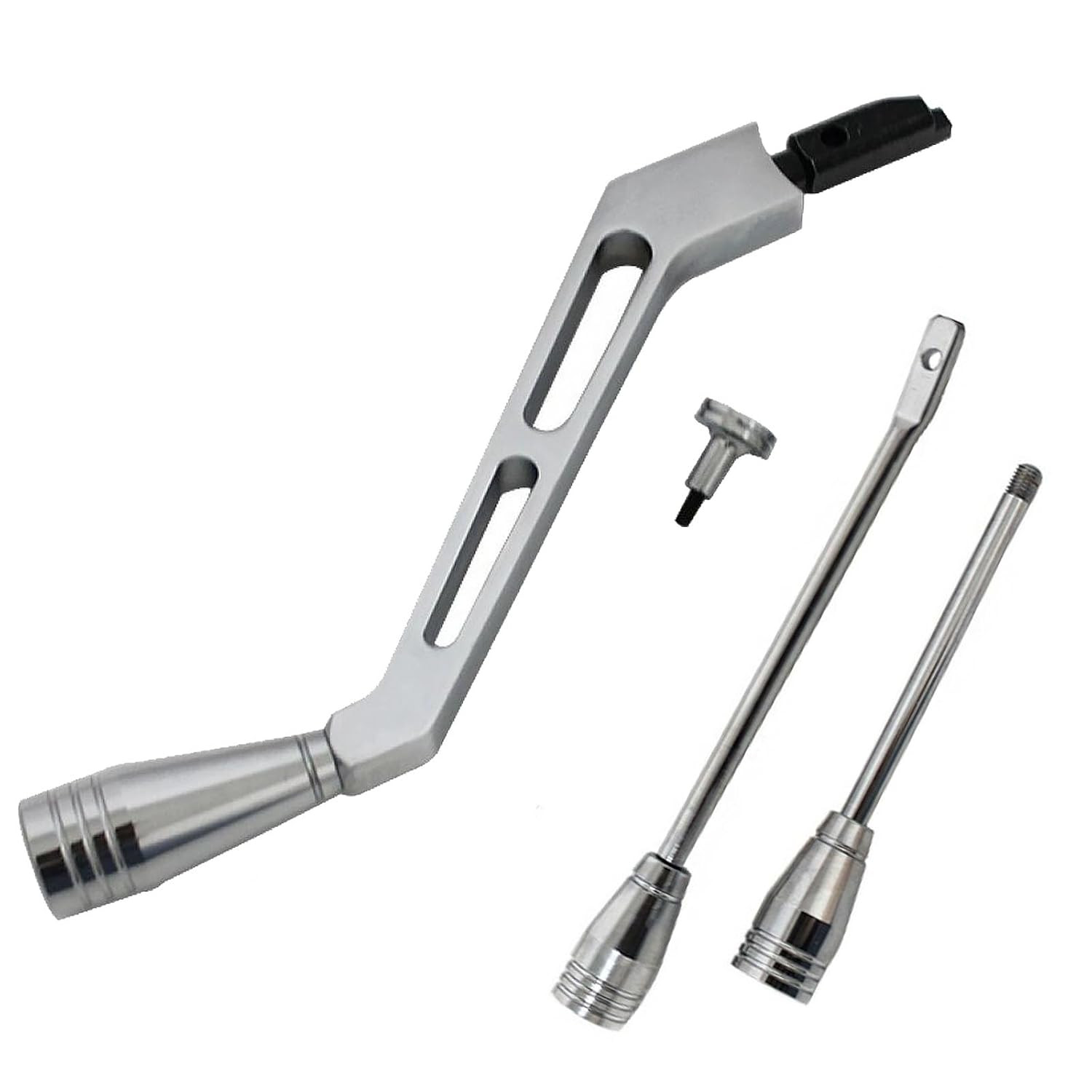 Polished Billet Aluminum Column Shifter Lever,Turn Signal, Lever Hazard Boots &