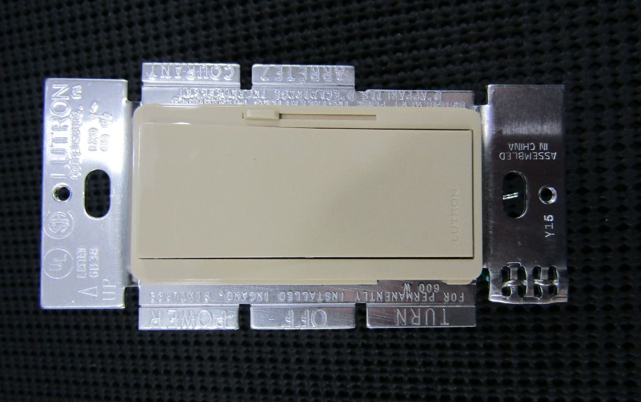 Lutron DV-603P-IV 600W 3 Way Preset Dimmer 120V Incandescent Ivory