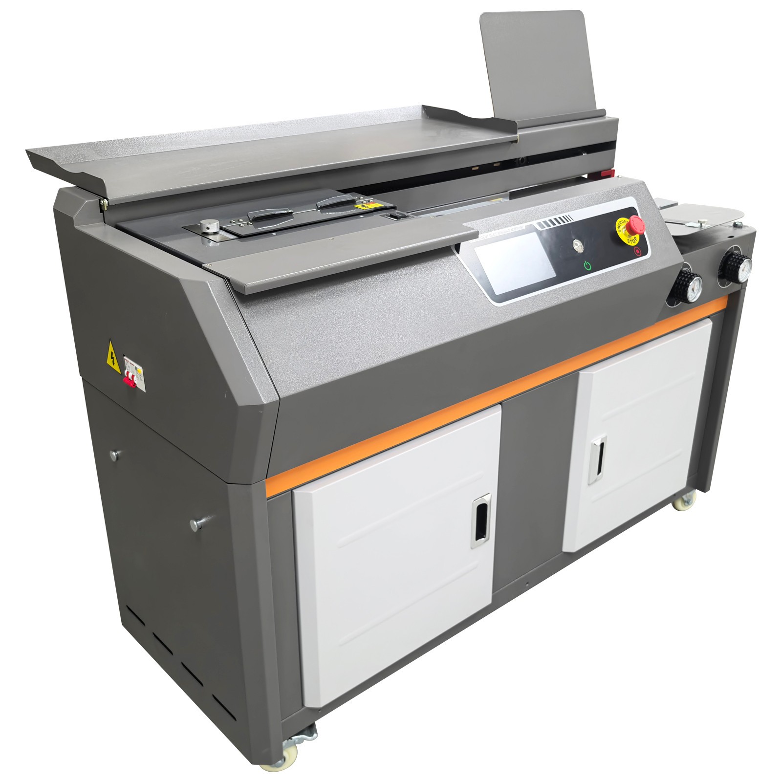 A4 Full Auto Perfect Binding Machine 200-300 books/h w 7” Touch Screen Dust Bag
