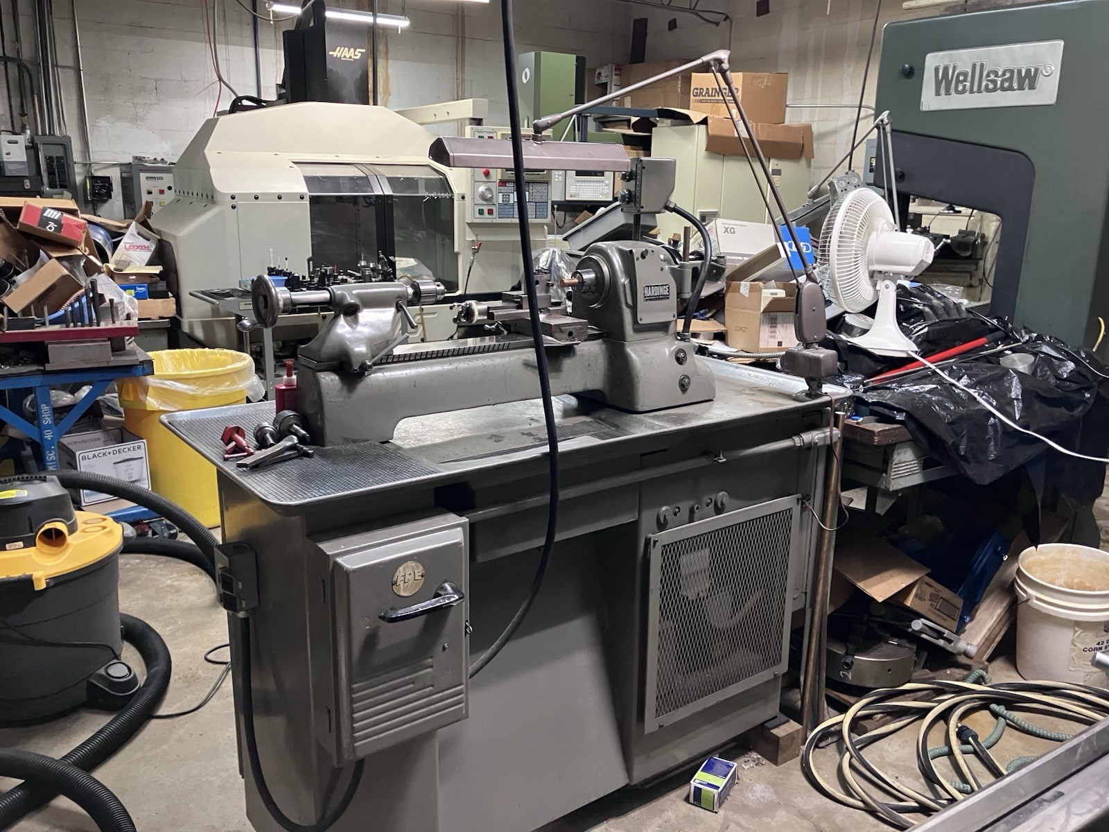 Used Hardinge DV59 Lathe With Two Compounds, One Used One New