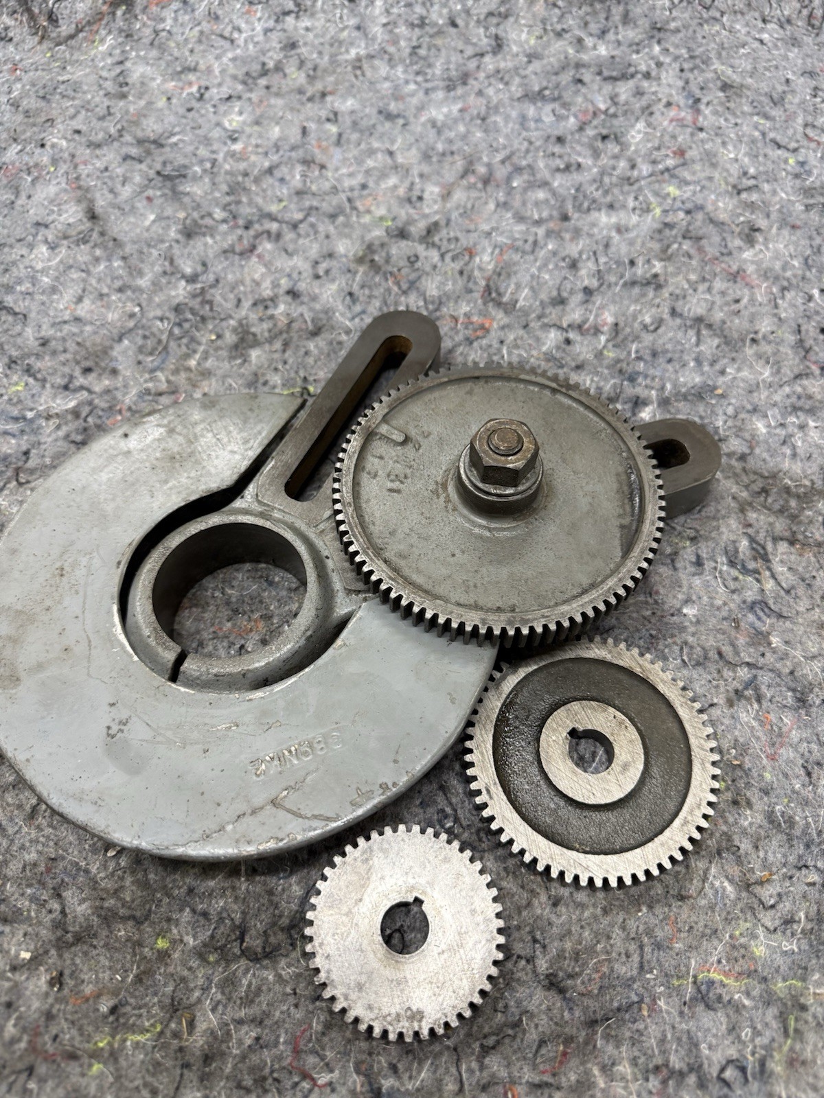 9” South Bend Lathe Idler Gear Setup