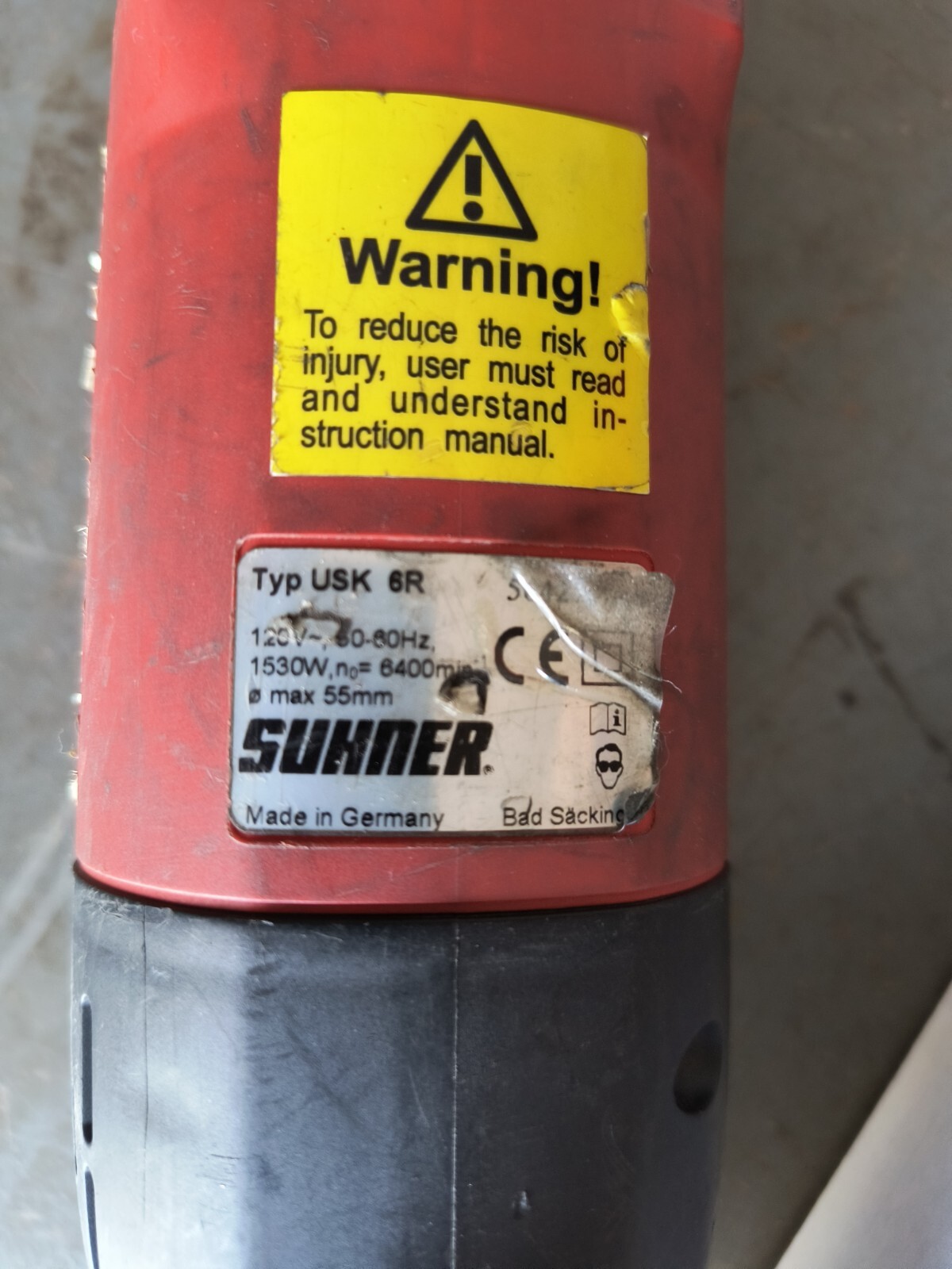 Suhner Electric Variable Speed Straight Grinder Polisher USK 6R & 4 – Flap Drums