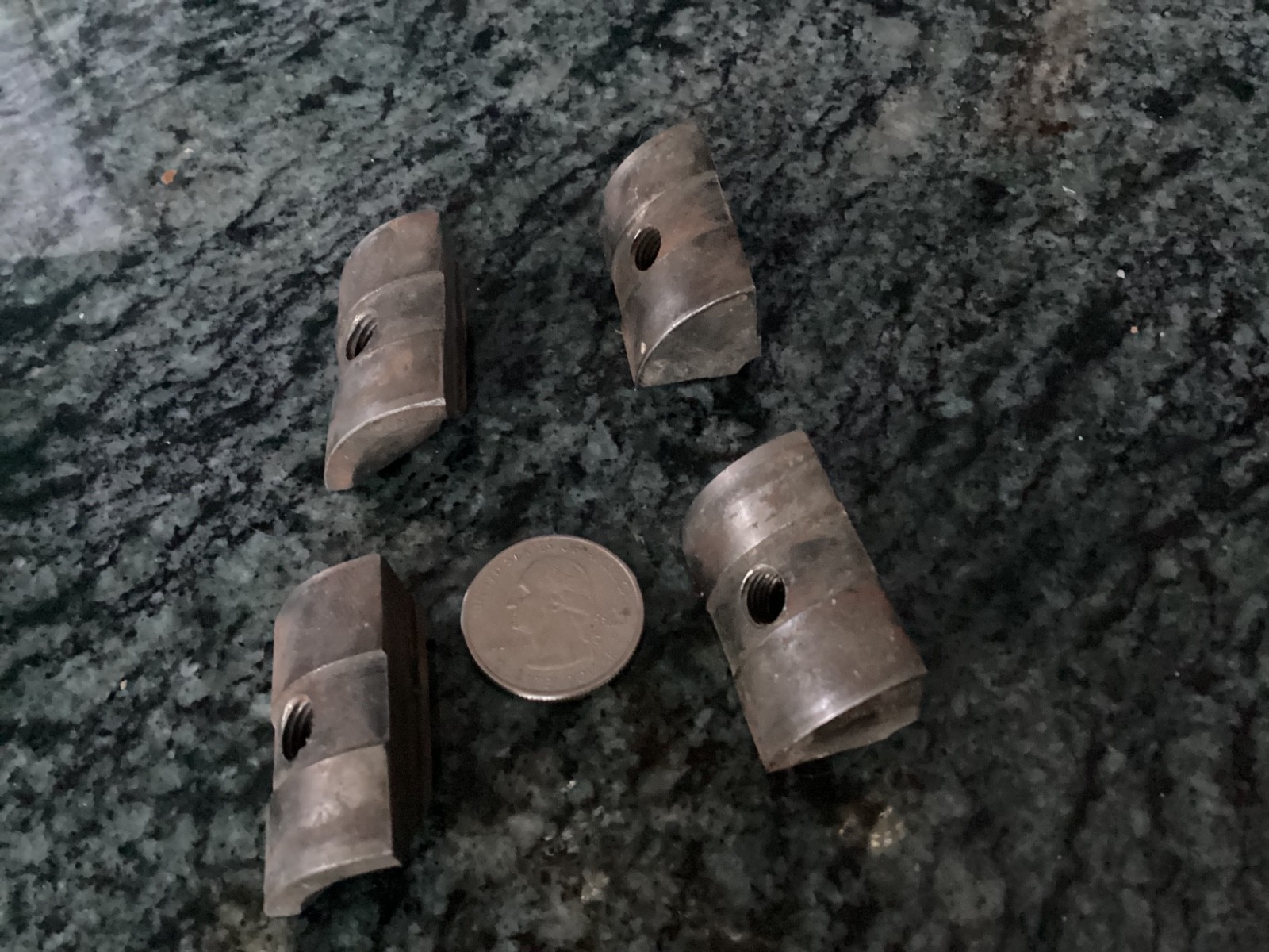 warner swasey #3 W & S 5/16 collet pads jaw inserts turret lathe machine shop
