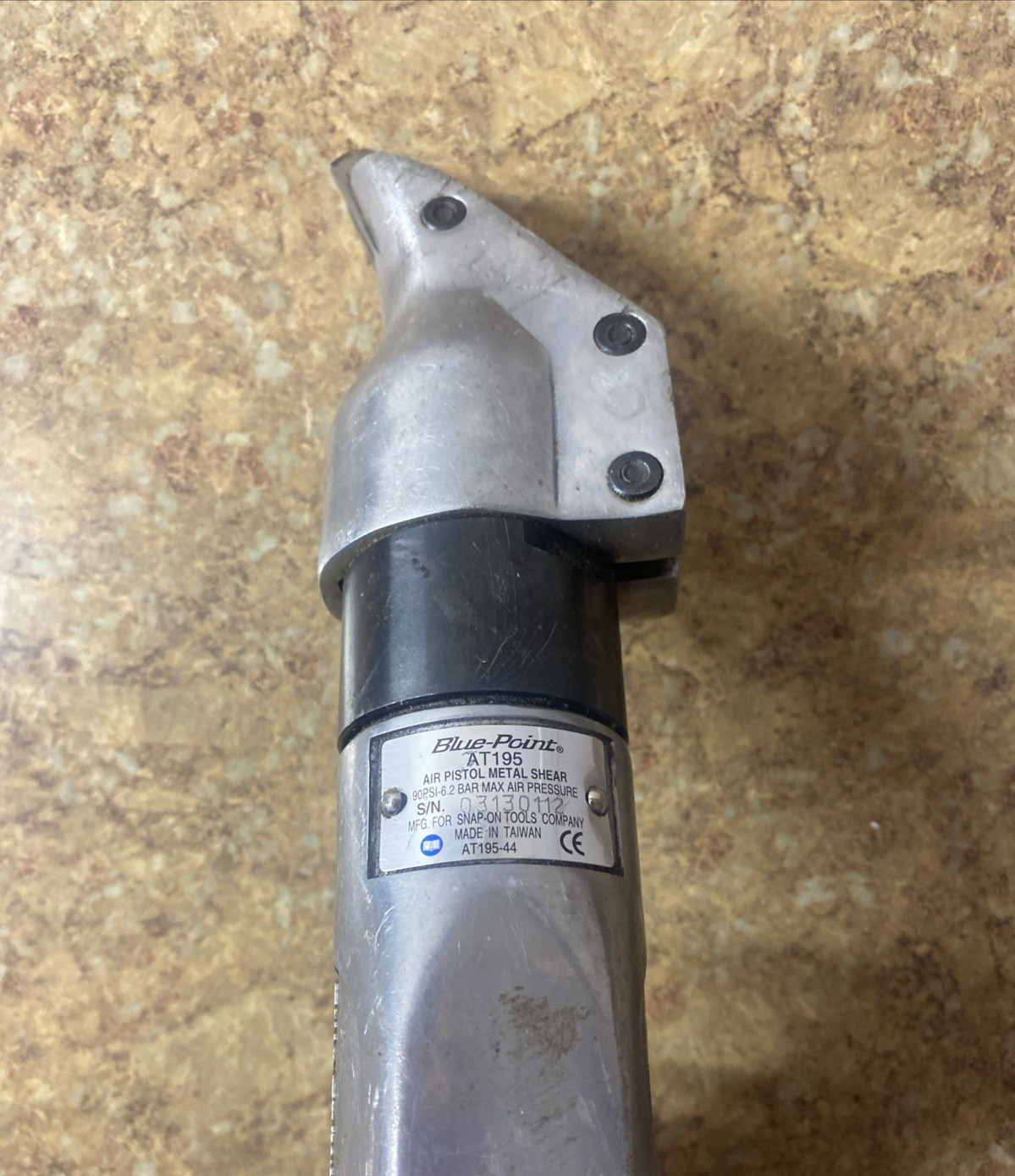 Blue Point AT195 – Pneumatic Air Pistol Metal Shear Pre-owned Free Shipping