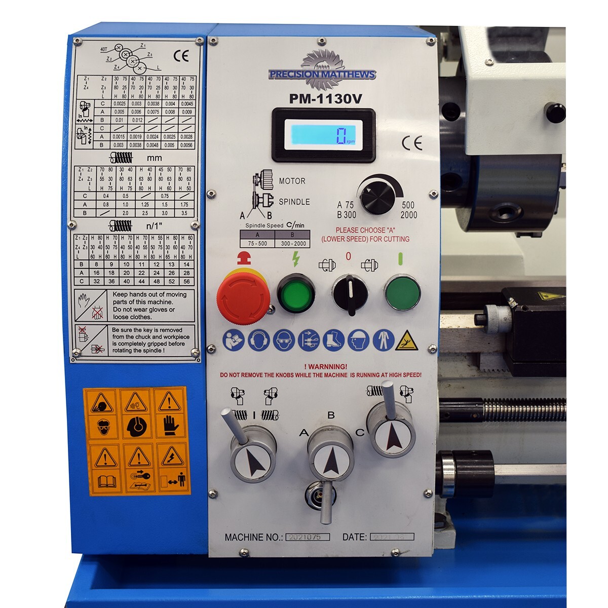 PRECISION MATTHEWS PM-1130V BENCH TOP METAL LATHE WITH 2 AX DRO! FREE SHIP!