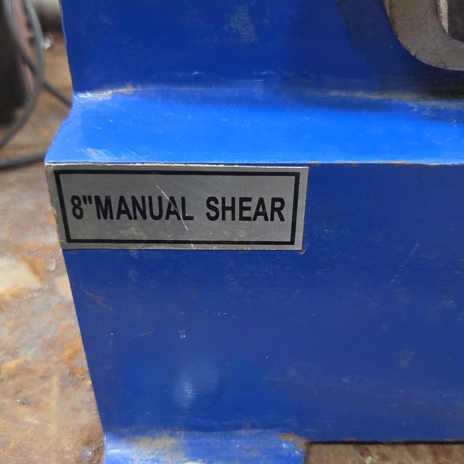 Manual Bench-Mount Sheet Metal Shear Cutter, 8 in Cutting Length, 8″ Shear