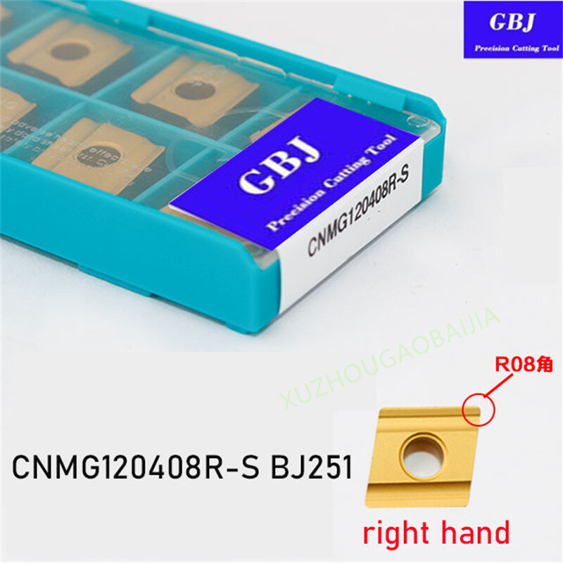 GBJ-CNC CNMG120404 R-S CNMG120408 L-S GBJ251 Carbide Turning Insert wide slot