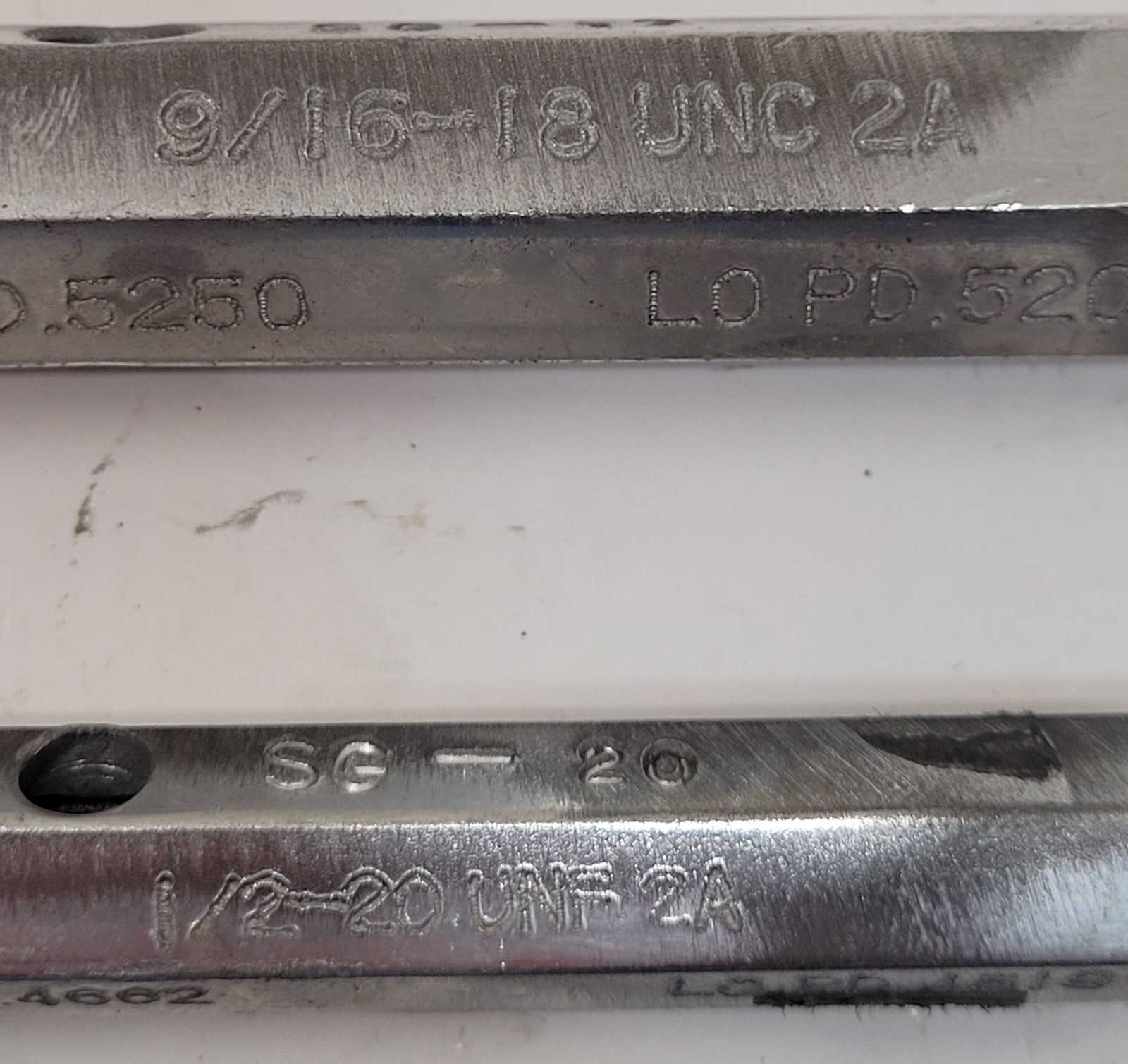 Unspecified – Go/No Go Plug Gauge – Set of 3 – Various Sizes