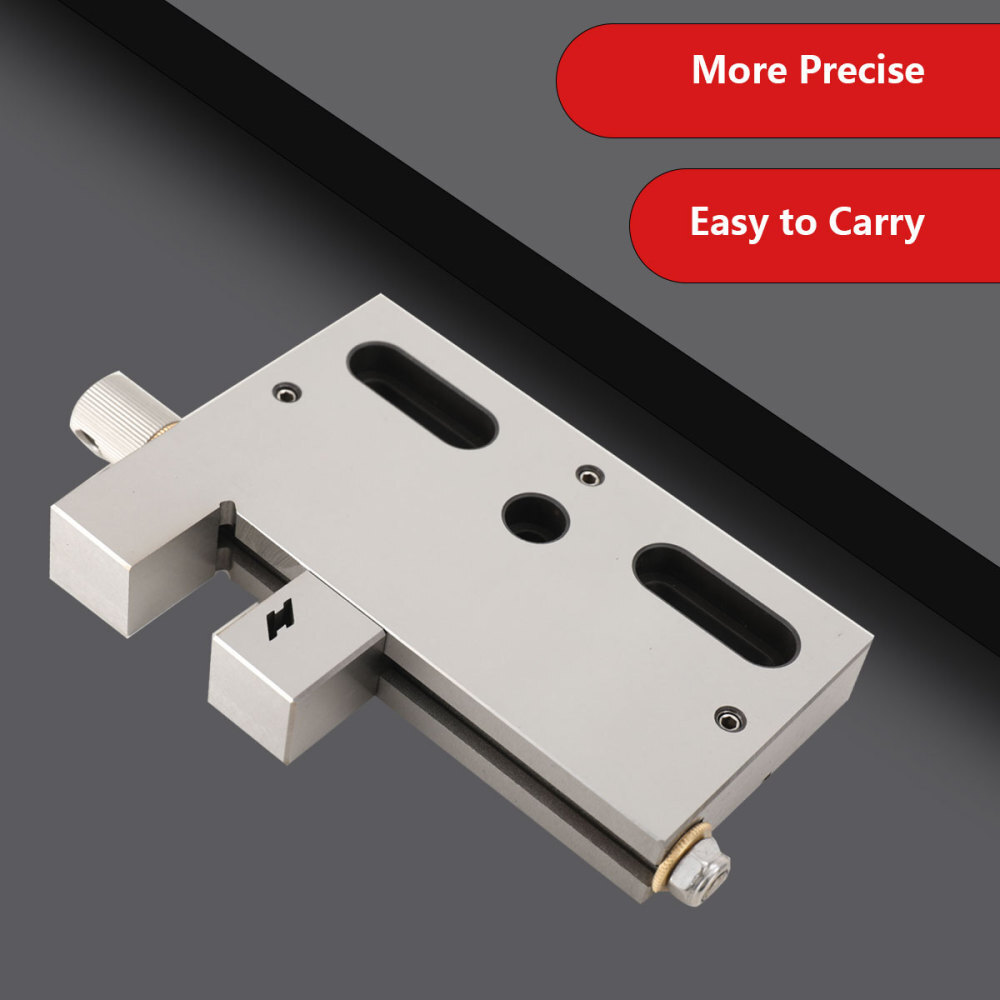 High Precision CNC Wire EDM Vise Jaw 100mm Opening 3Kg Clamping Stainless Steel