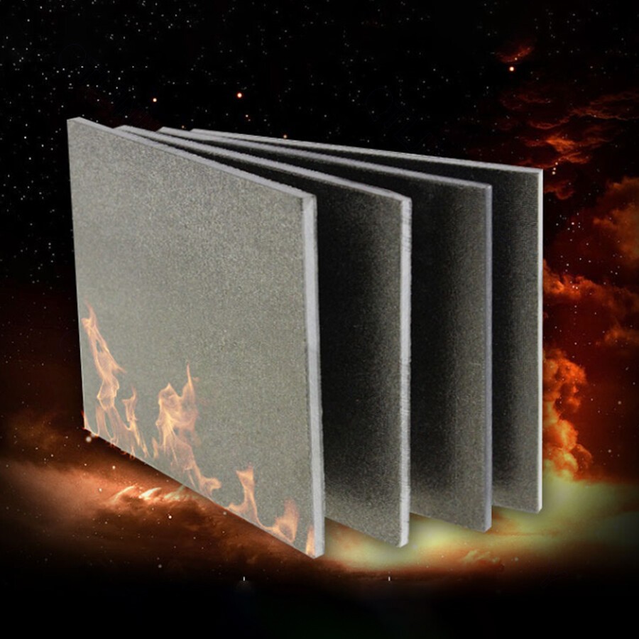 Fibreglass Sheet Mould Heat Shield Sheet Temperature Resistance 1000℃ Board DIY