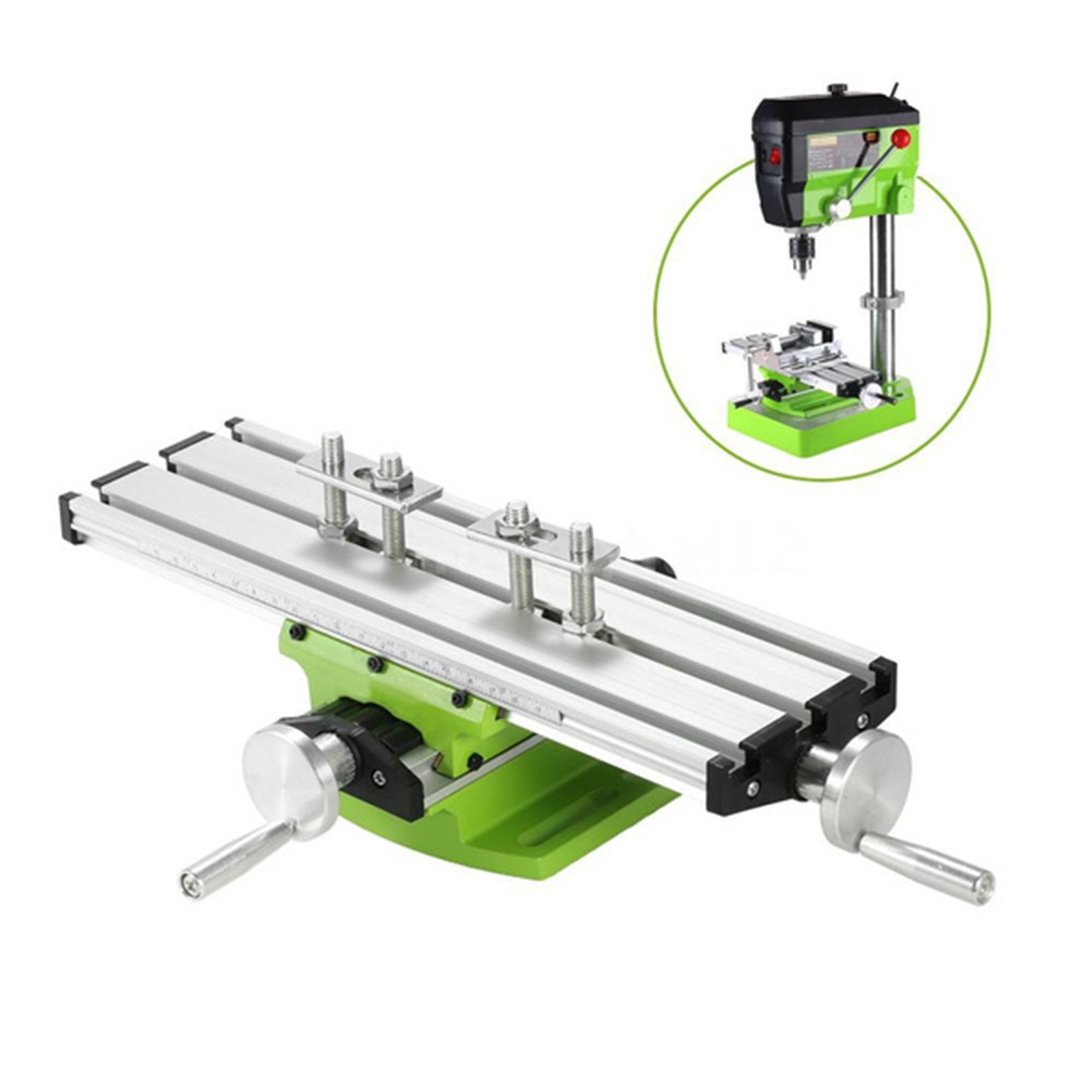 Mini Precision Milling Working Table Bench Drill Slide Cross Workbench X-Y Axis