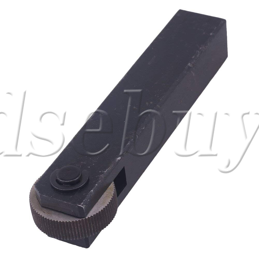 Metal Straight Linear Knurling Tool 1.0mm Black Silver