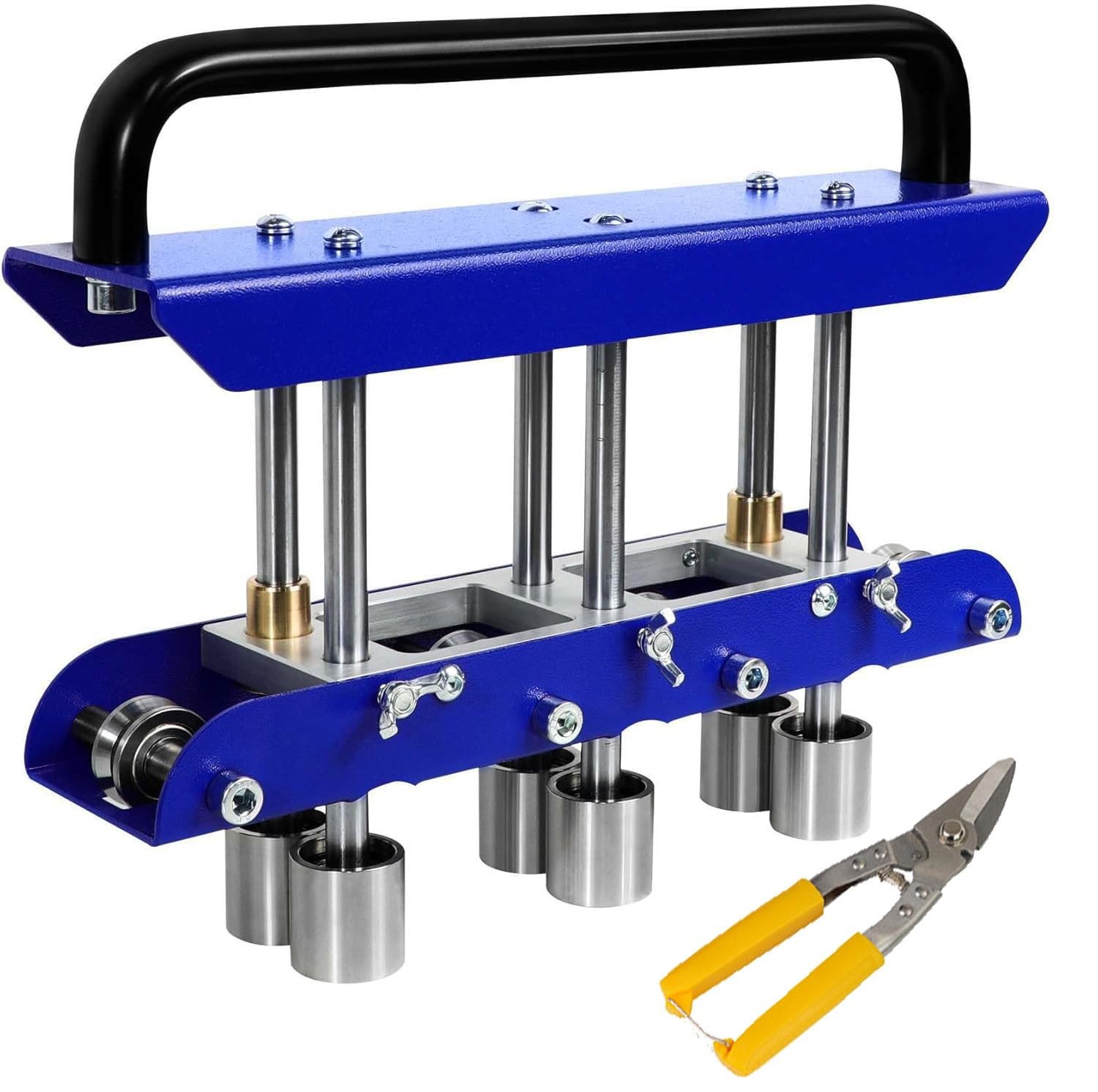 Casmer Three-Station Edge Roller Metal Bender 0-90 Degree Blue V-Shaped 29-22